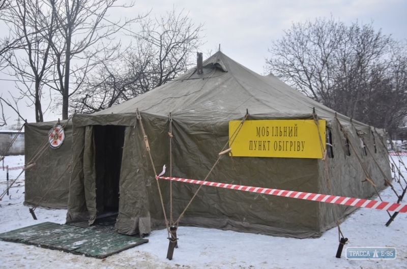 Спасатели развернули в Одесской области пункты обогрева 