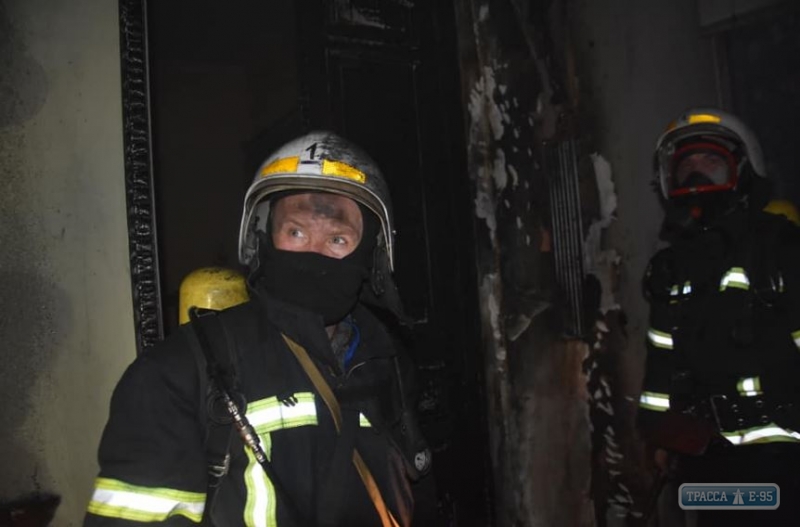 Квартира загорелась в центре Одессы из-за кондиционера