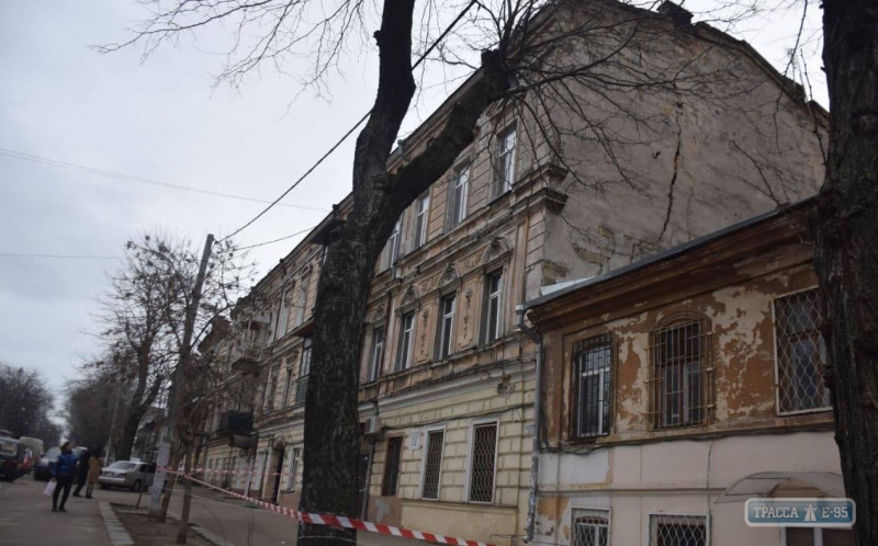 Угроза обрушения нависла над одесским домом – памятником архитектуры