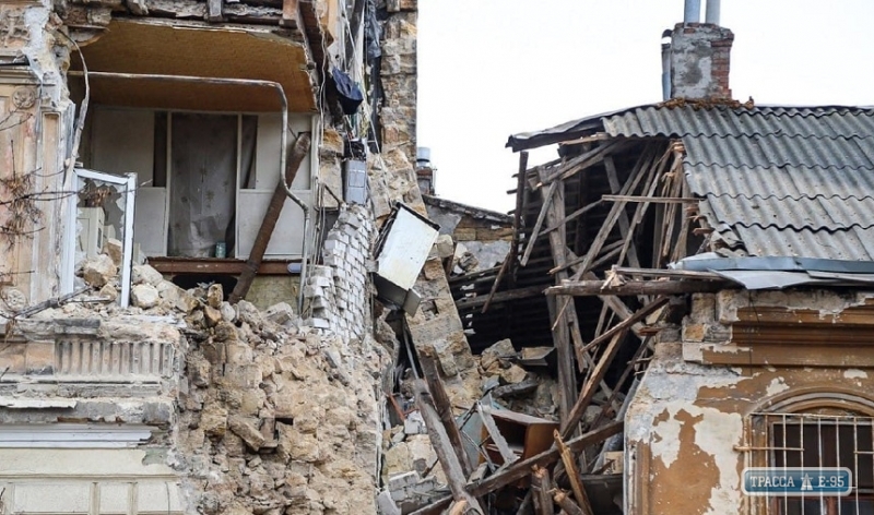 Одесский горсовет выделит полмиллиона на восстановление рухнувшего дома на Нежинской