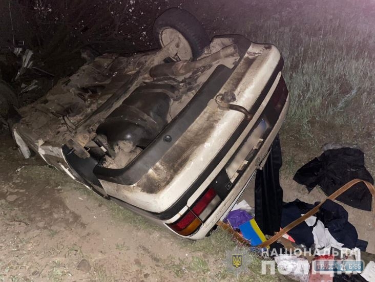 Водитель погиб в ночном ДТП в Одесской области