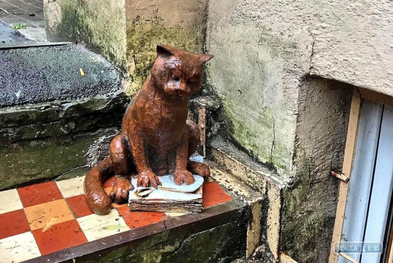 13-я скульптура кота появилась в Одессе