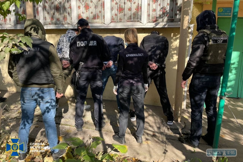 Трое бандитов задержаны в Одессе во время ограбления