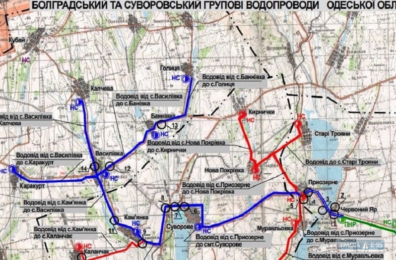 Прокладка водопровода началась для 50 тыс. жителей юга Одесской области