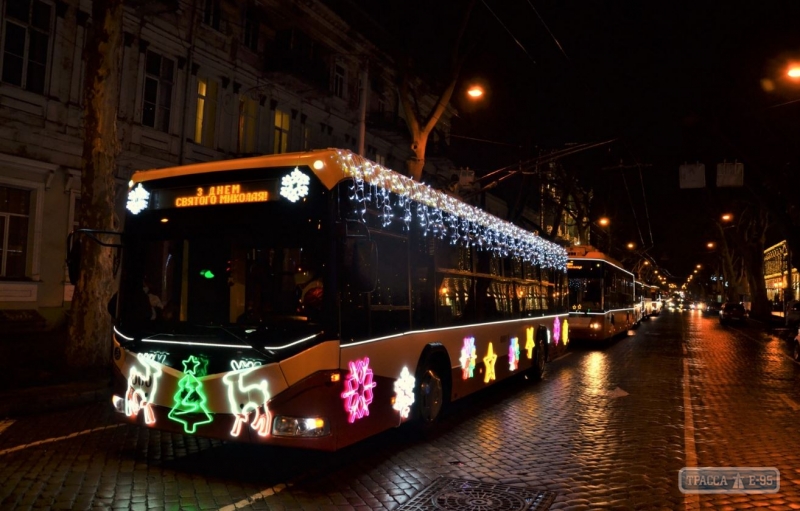 Парад троллейбусов состоится в Одессе в День Святого Николая. Видео 