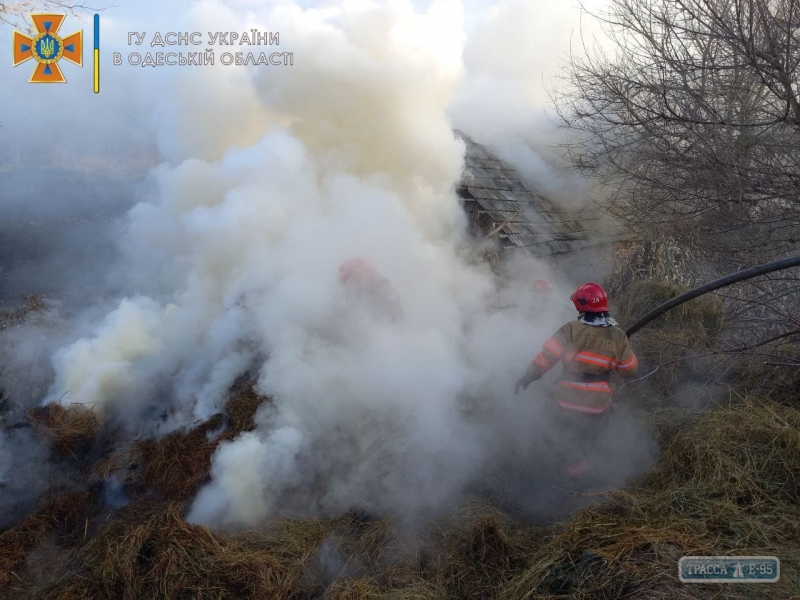 Пожарные спасли дом в Одесской области