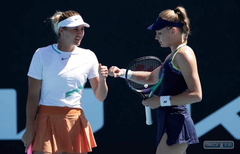 Одесская теннисистка пробились во второй круг парного разряда Australian Open