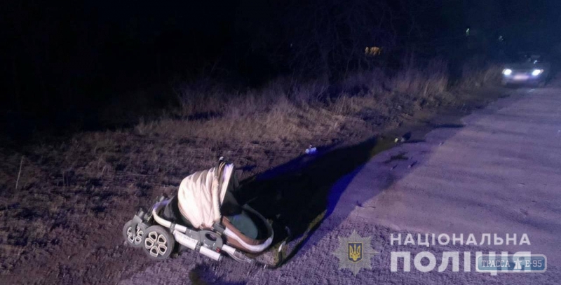 Пьяный водитель сбил маму с младенцем под Одессой