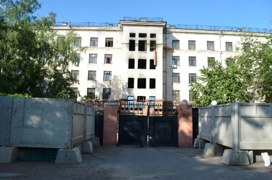 Дом профсоюзов в Одессе начали ремонтировать