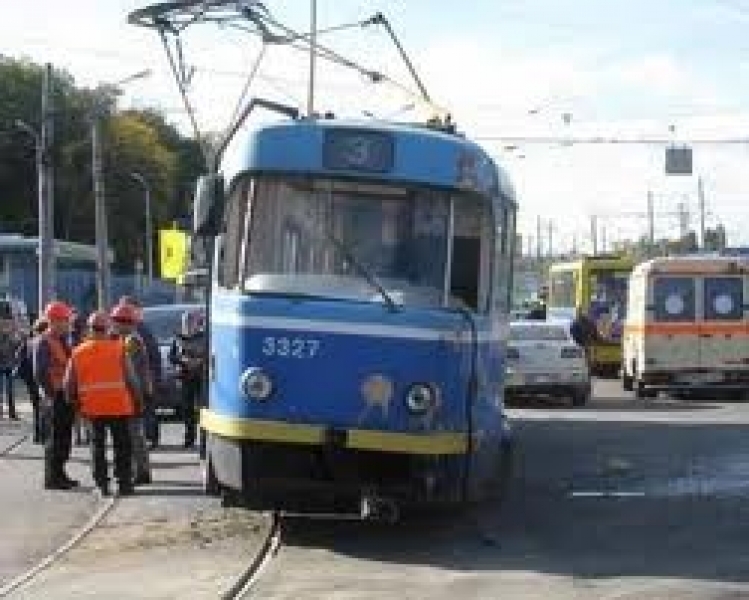 В Одессе сошел с рельсов очередной трамвай