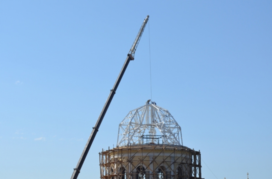 Знаменитый Болградский собор на Одесщине, пострадавший от сильного пожара, получил новый купол