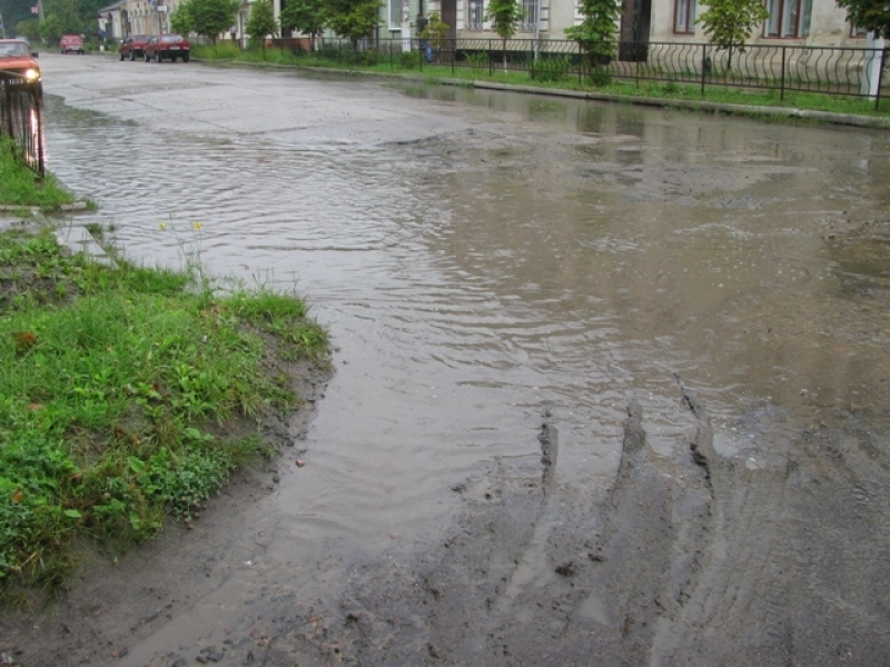 Сильный ливень частично подтопил девять домовладений в Ананьеве Одесской области