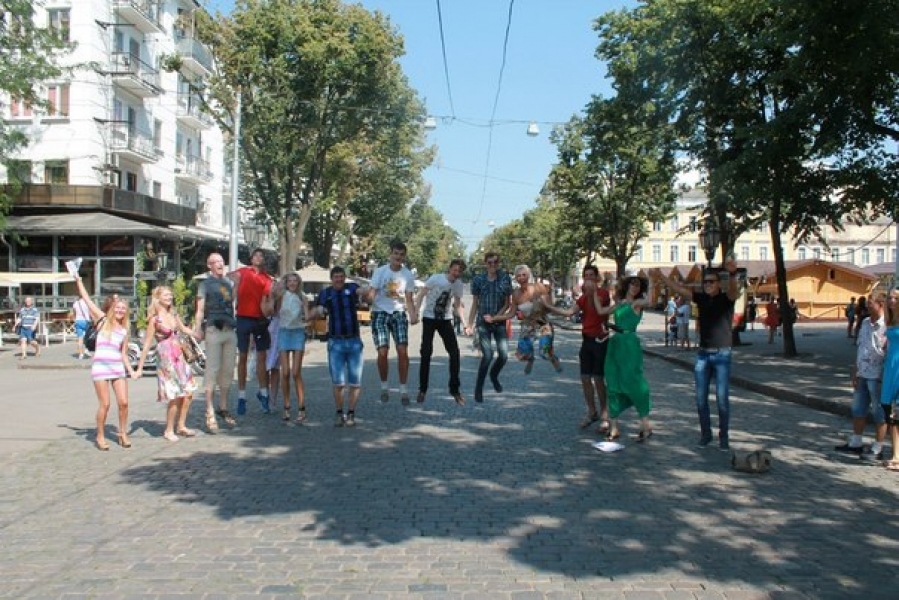 Клуб высоких людей устроил торжественную встречу в Одессе (фото)