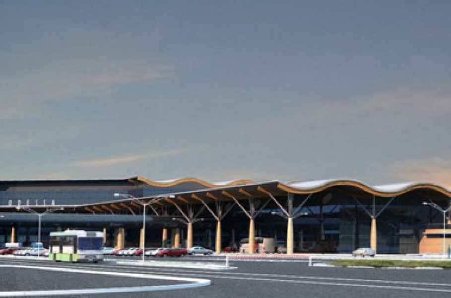 Новый терминал Одесского аэропорта до зимы обзаведется крышей