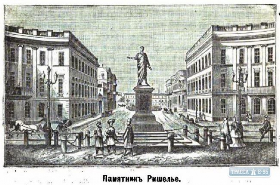 Одесские власти хотят оградить памятник Дюку колоннами с цепями
