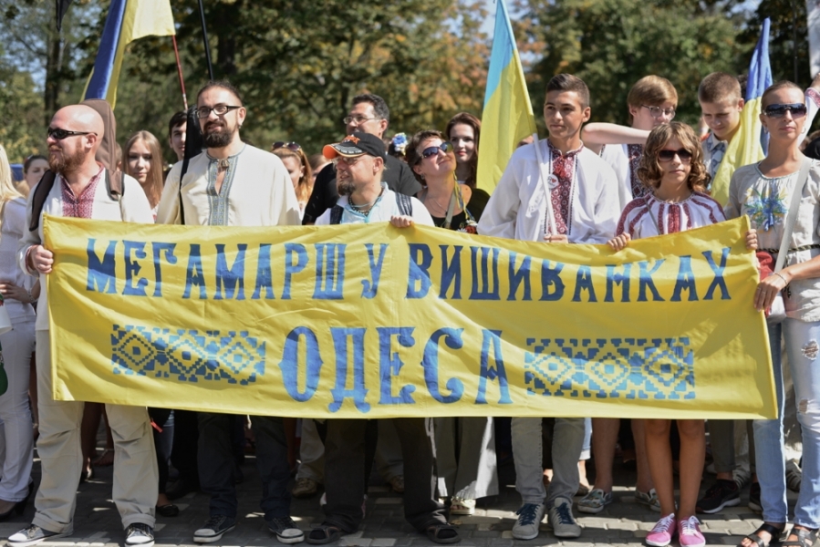 Очередной марш в вышиванках состоялся в Одессе (фото)