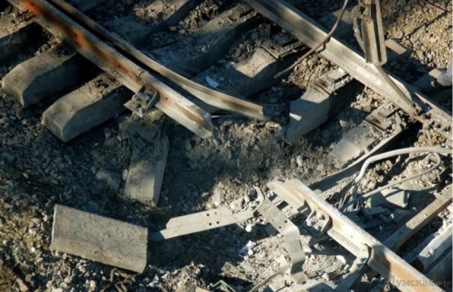 Одесская железная дорога оценила ущерб от взрыва на Пересыпи в 80 тыс. грн.