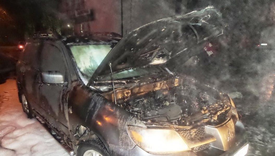 В Измаиле ночью сожгли автомобиль редактора сайта 