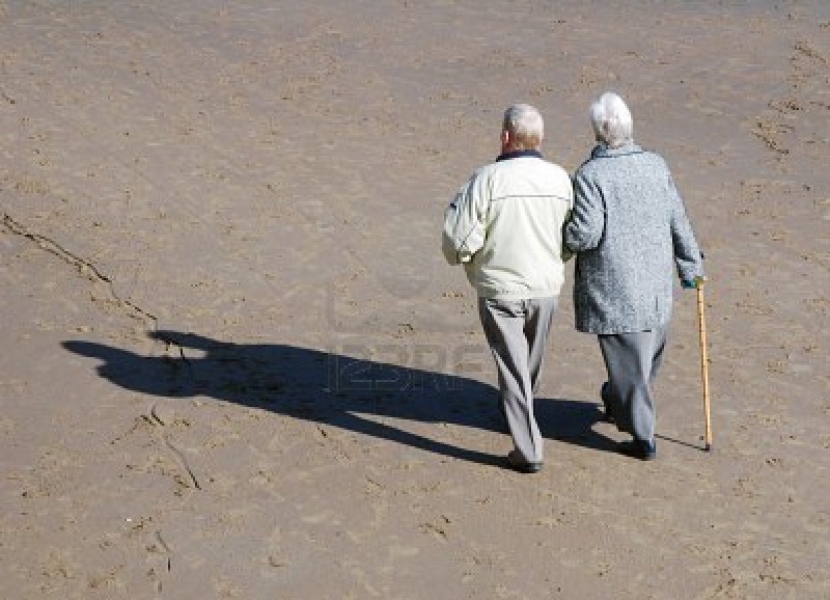 Пожилая пара осталась единственными жителями 