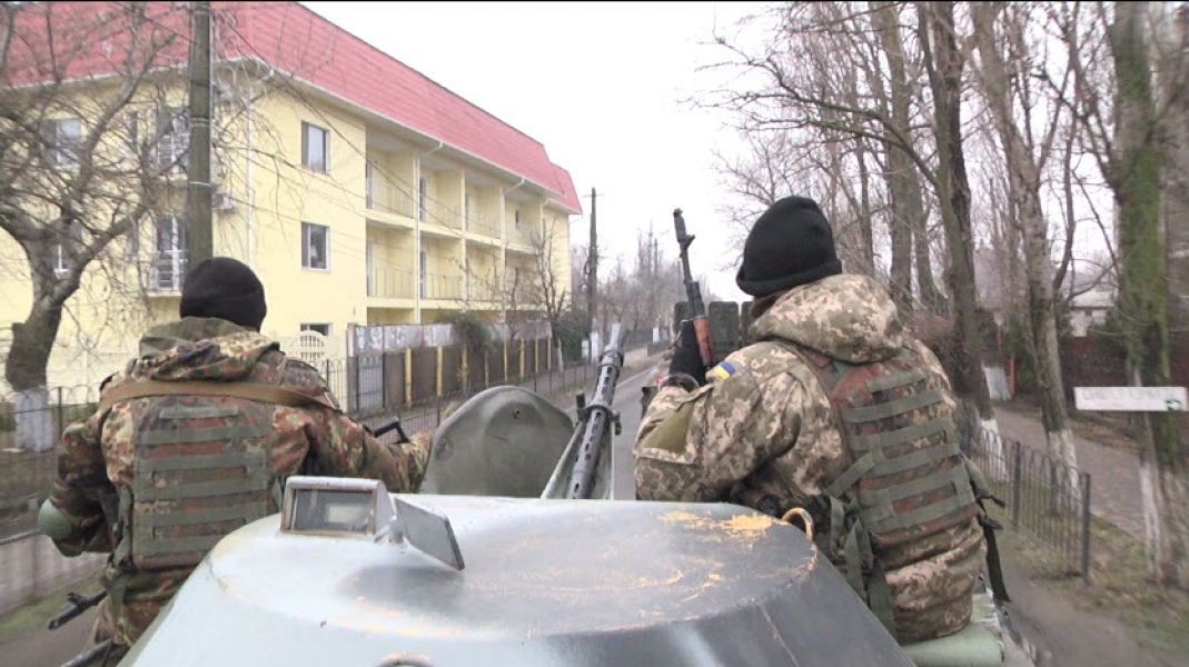 Украинские морпехи тренировались охранять важные объекты на юге Одесской области (фото)