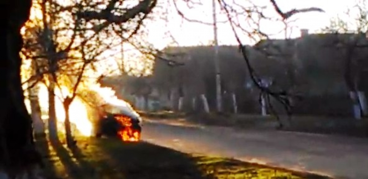 Очередной автомобиль сгорел в Измаиле