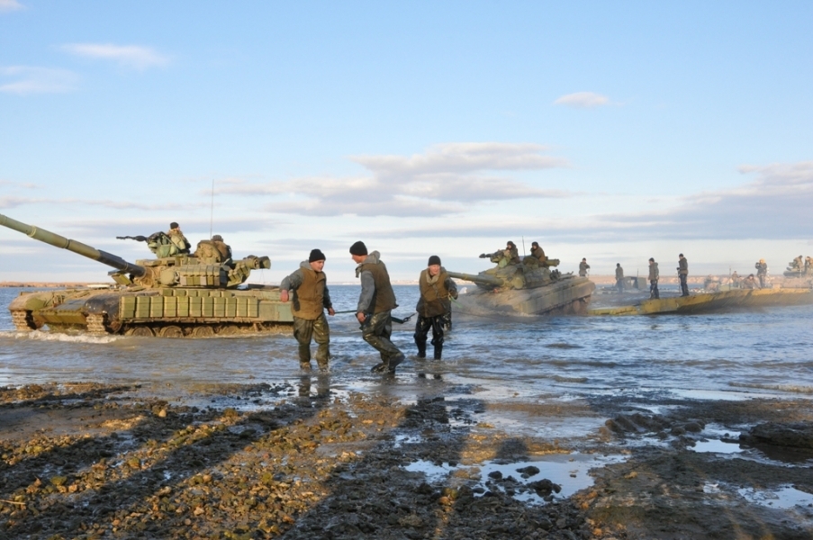 Украинские ВМС провели учения в юго-восточной части Одесской области (фото)