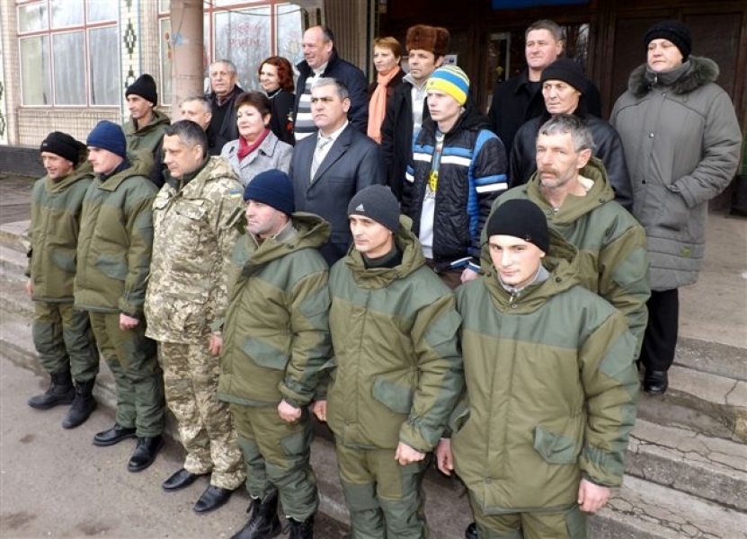 Чиновники Любашевского района Одесской области устроили новогоднюю елку для воинов АТО