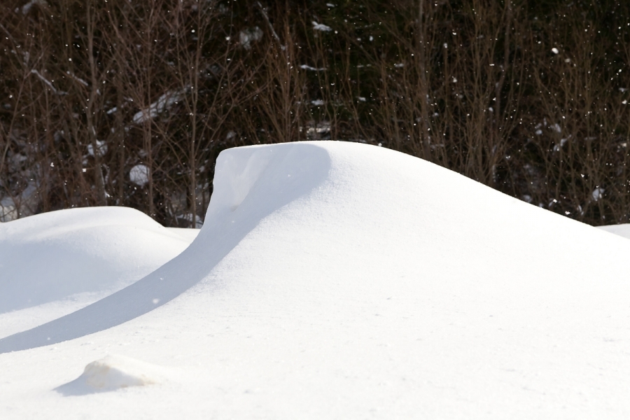 Снежные заносы в Болградском районе достигают двух метров в высоту