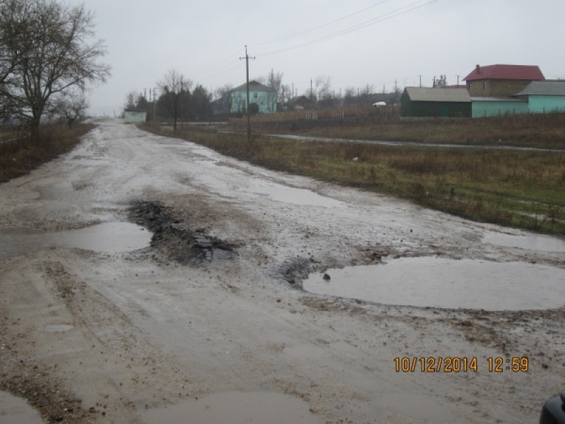 Критическая ситуация с дорогами сложилась в Саратском районе Одесской области