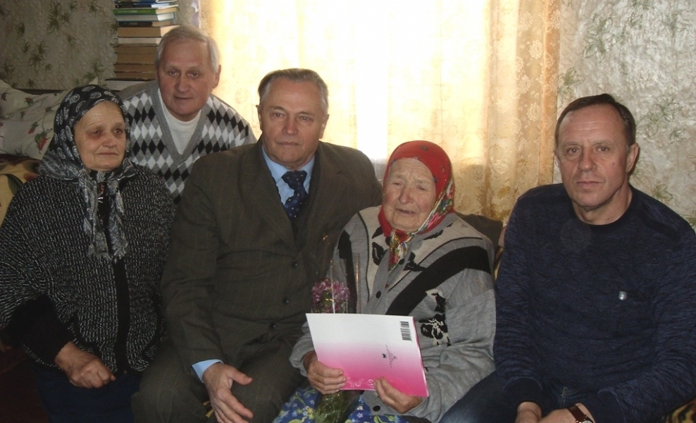 Передовая труженица колхоза в Балтском районе Одесской области отметила столетний юбилей
