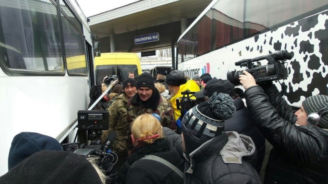 Группа бойцов 28-й мехбригады вернулась в Одессу из зоны АТО (фото)