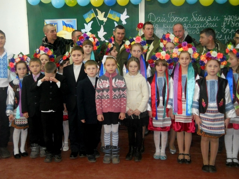Школьники Любашевского района встретились с бойцами АТО