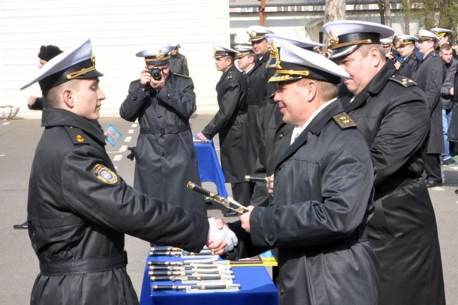 Досрочный выпуск офицеров украинских ВМС состоялся в Одессе