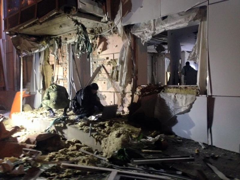 Милиция посчитала взрыв возле бизнес-центра в Одессе терактом