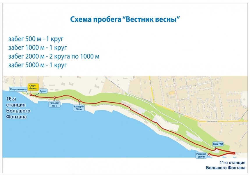 Одесситы устроили легкоатлетический забег вдоль побережья моря (видео)