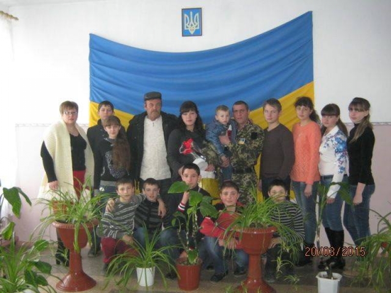Боец АТО провел урок мужества в школе Березовского района