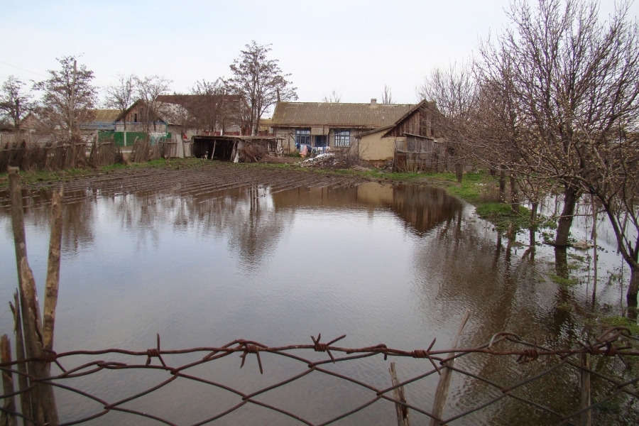 Село в Ренийском районе снова затоплено после дождей (фото)