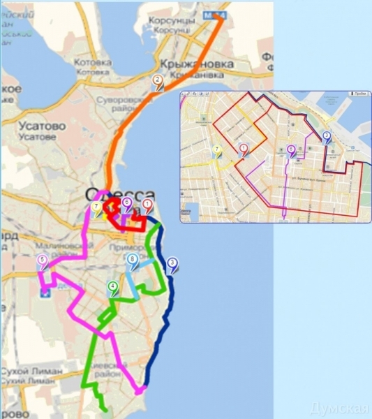 Исполком утвердил схему велосипедных маршрутов в Одессе