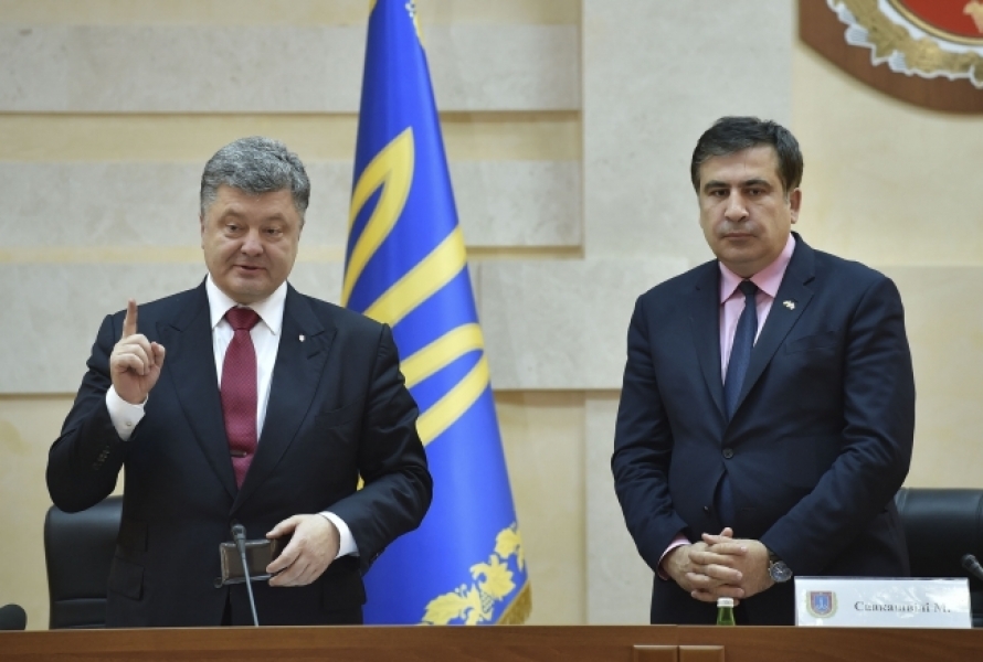 Петр Порошенко представил в Одессе нового главу ОГА – Михаила Саакашвили