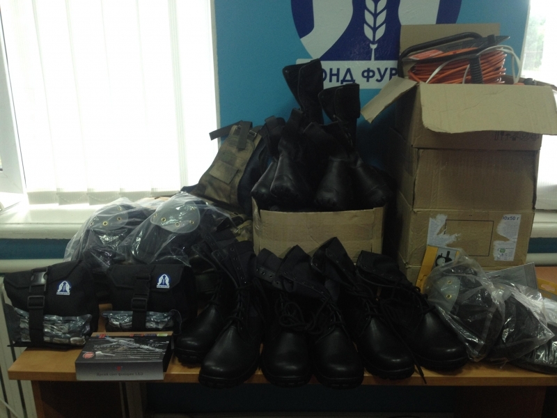 Благотворительный фонд помог бойцам из Одесской области, находящимся в зоне АТО