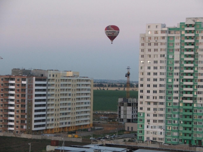 Большой воздушный шар летал над Одессой (фото)