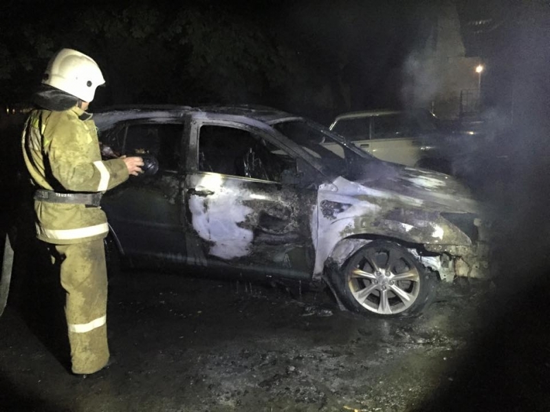 Неизвестные сожгли автомобиль одесской общественницы (фото)