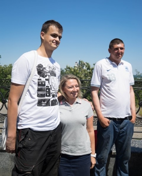 Самые высокие люди Одессы встретились в центре города (фото)