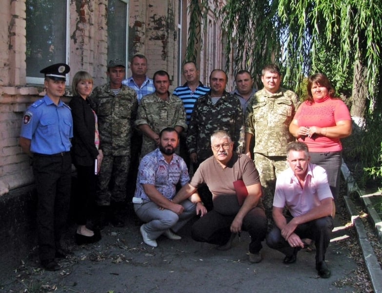 Жители Ананьева торжественно встретили демобилизованных бойцов из зоны АТО