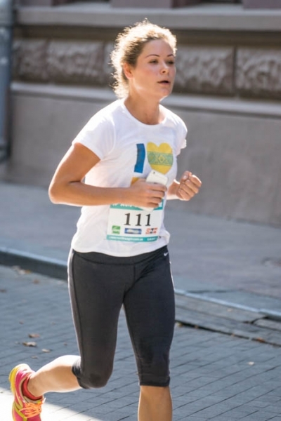 Мария Гайдар приняла участие в женском забеге в Одессе (фото)