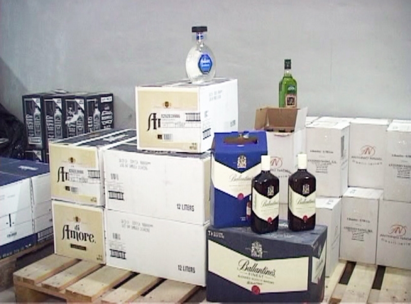 Милиция обнаружила склад с контрабандным элитным алкоголем в Одессе