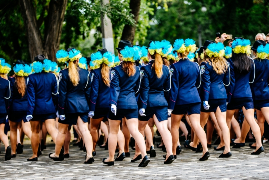 Одесские курсанты МВД приняли присягу сотрудника полиции (фото)