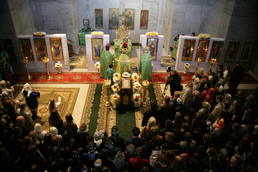Сергей Кивалов принял участие в первом богослужении нового храма в Одессе