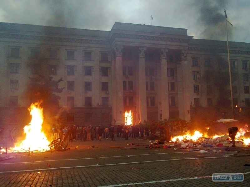 Эксперты насчитали пять источников возгорания в Доме профсоюзов в Одессе 2 мая 2014 года