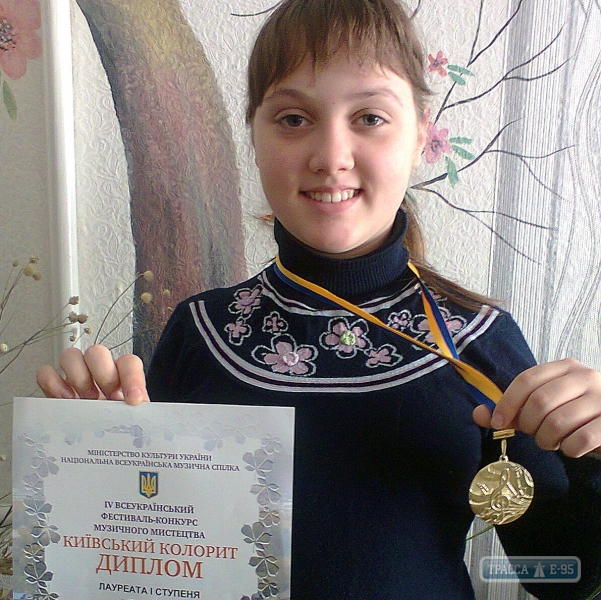 Юная певица из Любашевки победила на всеукраинском фестивале